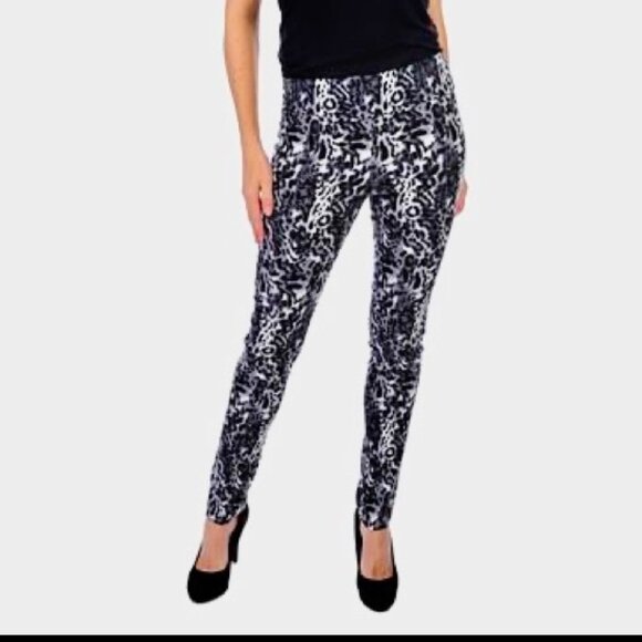 K27 Kewl animal print leggings tummy control waistband by Robin 4% spandex - M/L - Picture 1 of 6